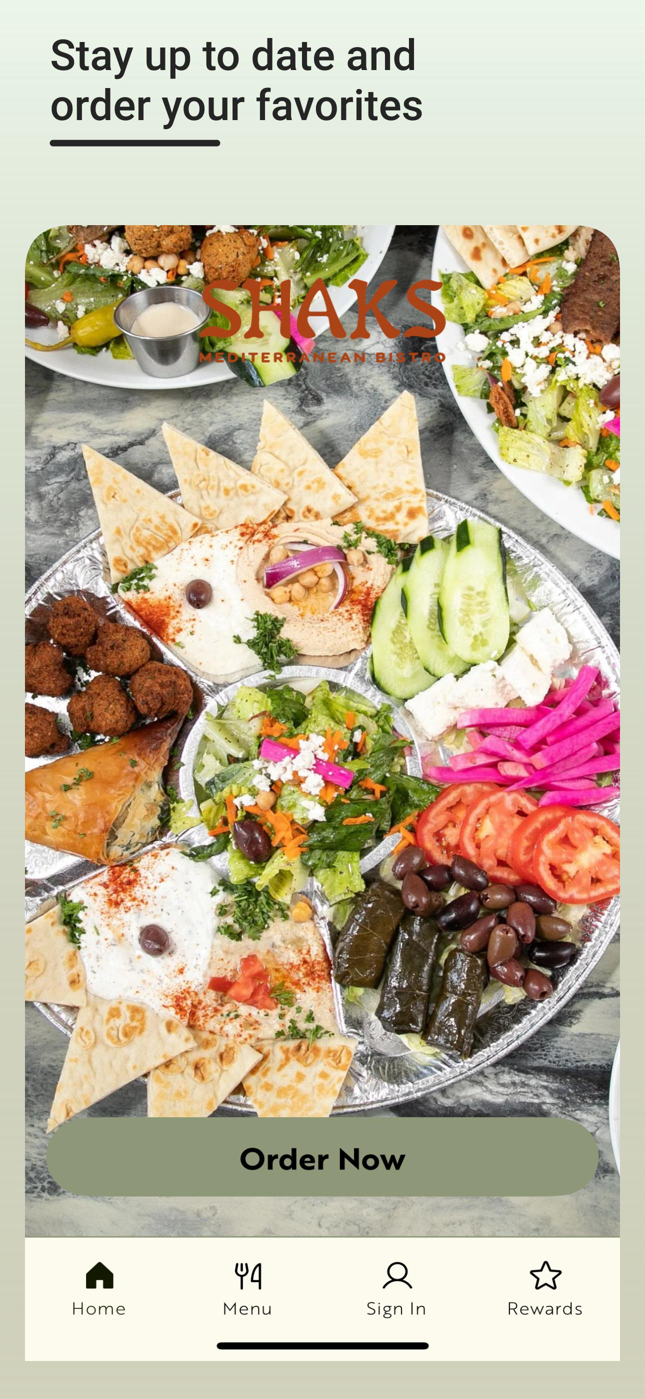 Shaks Mediterranean Bistro