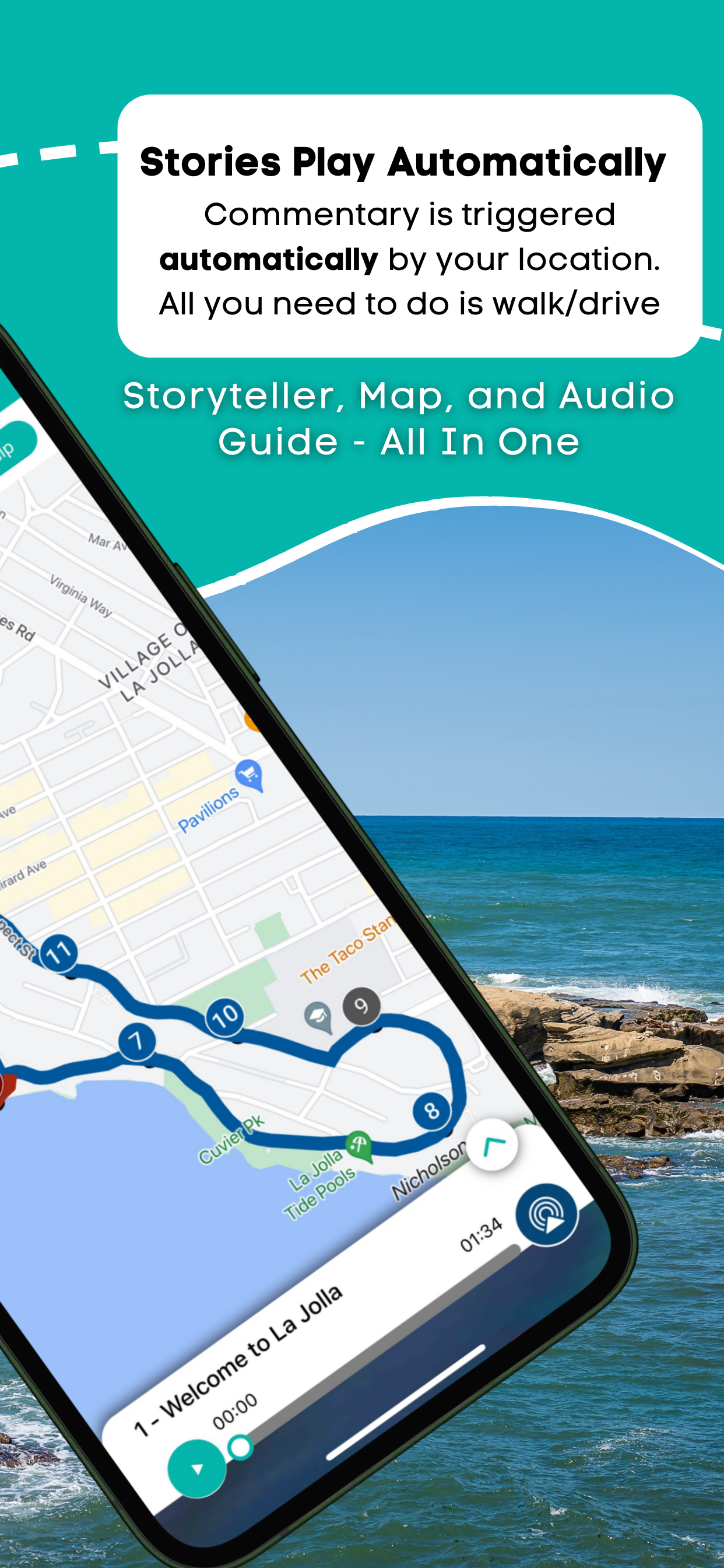 La Jolla GPS Audio Tour Guide screenshot 3