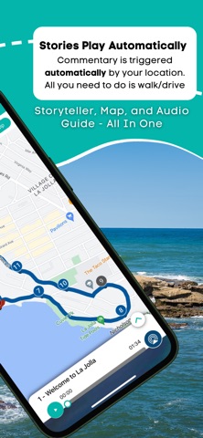 La Jolla GPS Audio Tour Guide screenshot