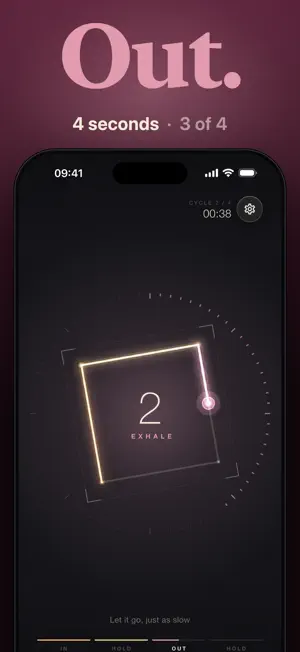 Box Breathing Timer: Fourhold screenshot 3