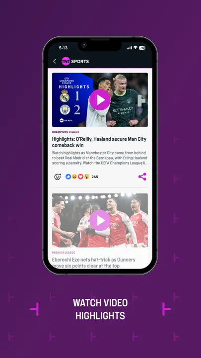 TNT Sports: News & Results iPhone-skjermbilde 6