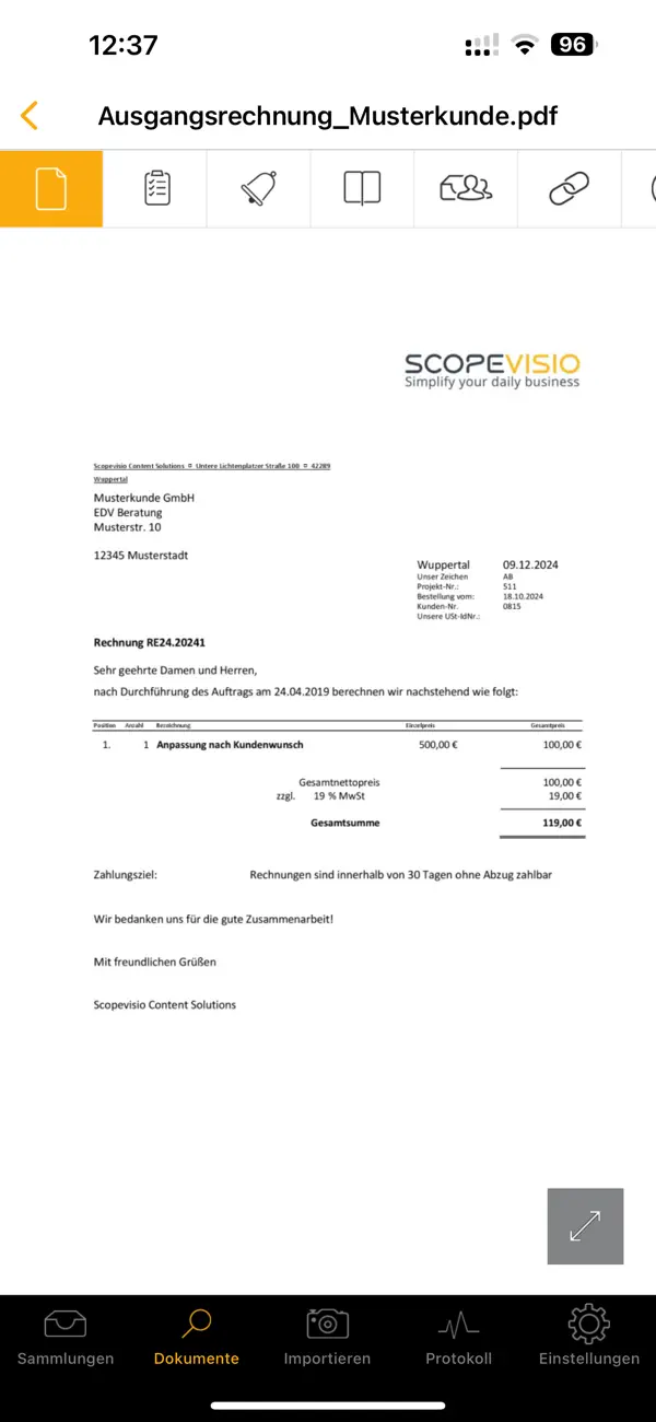 Screenshot #2 pour Documents by Scopevisio