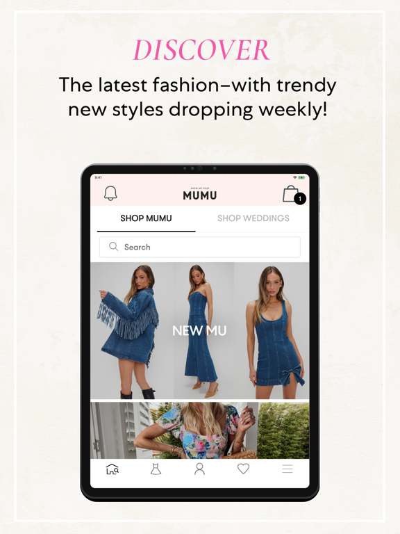 Show Me Your Mumu - Fashion iPad screenshot 2 - Shopping app
