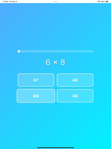 Math Games offline iPad screenshot