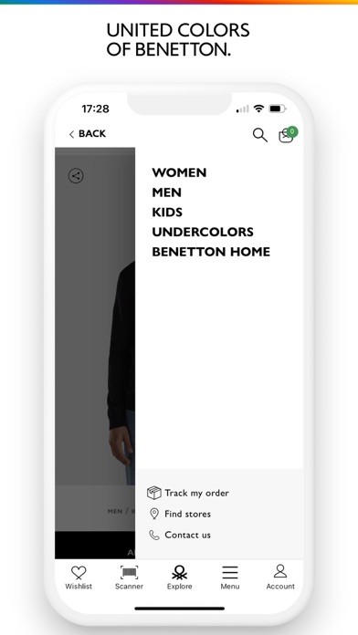 UCB Benetton - Online Apparel Screenshot