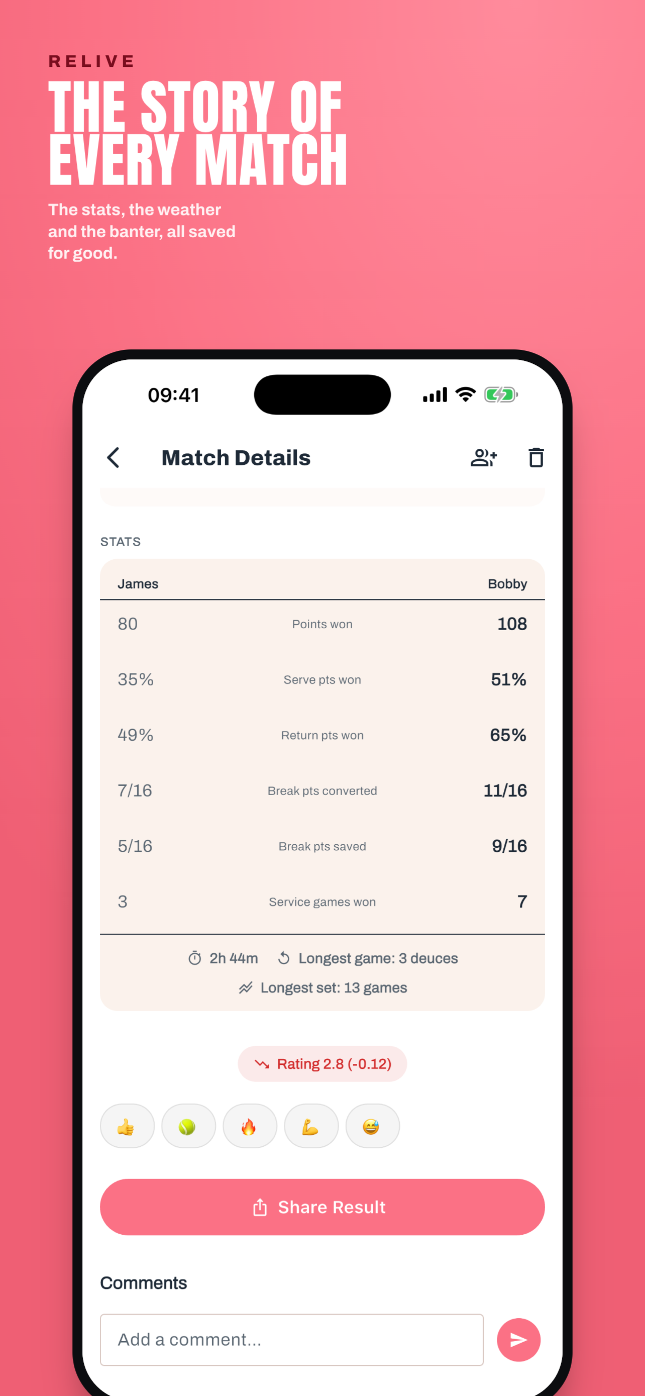 RallyScore: Tennis & Padel screenshot 5