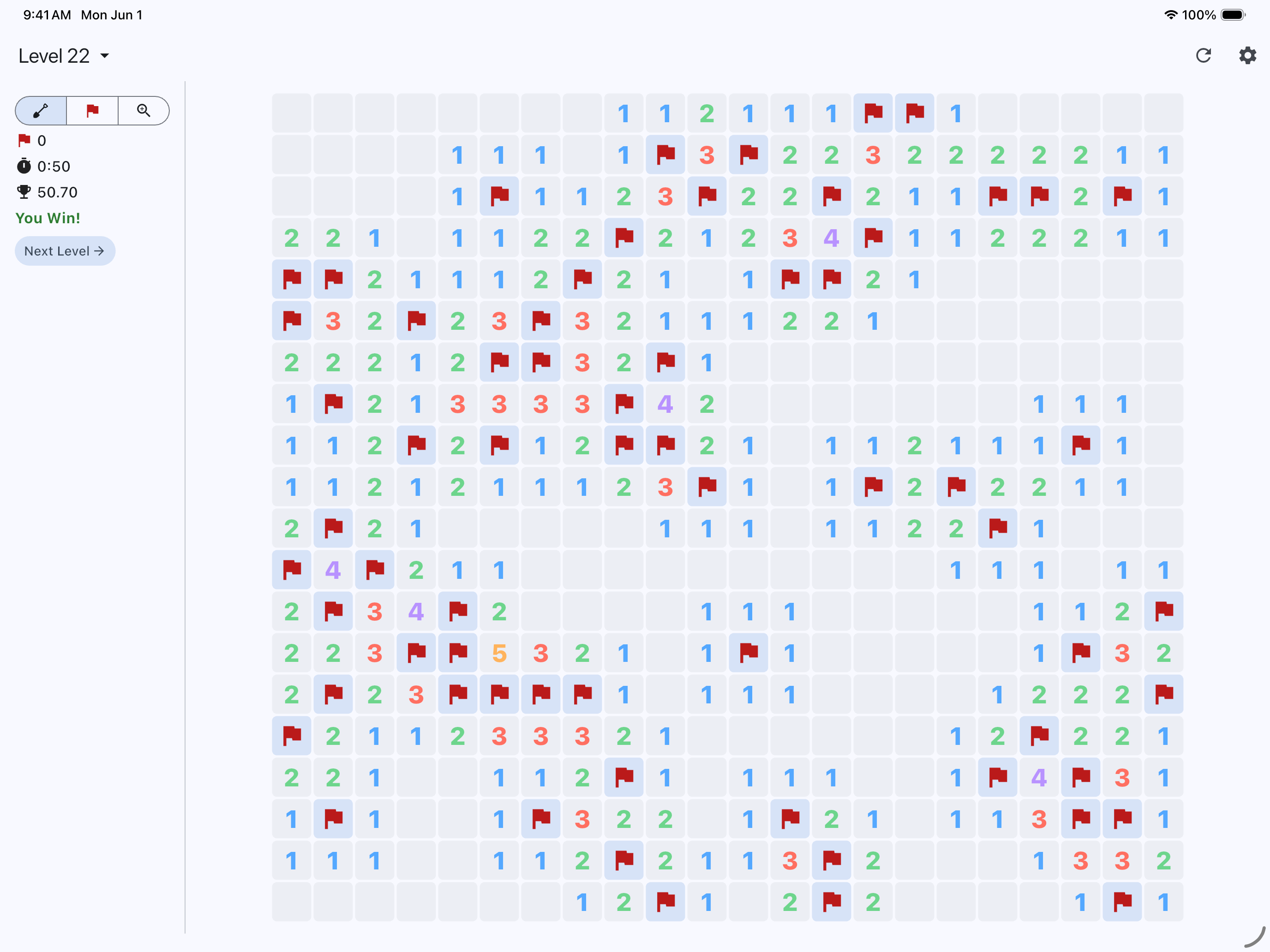 100 Mines: Minesweeper Quest screenshot 7