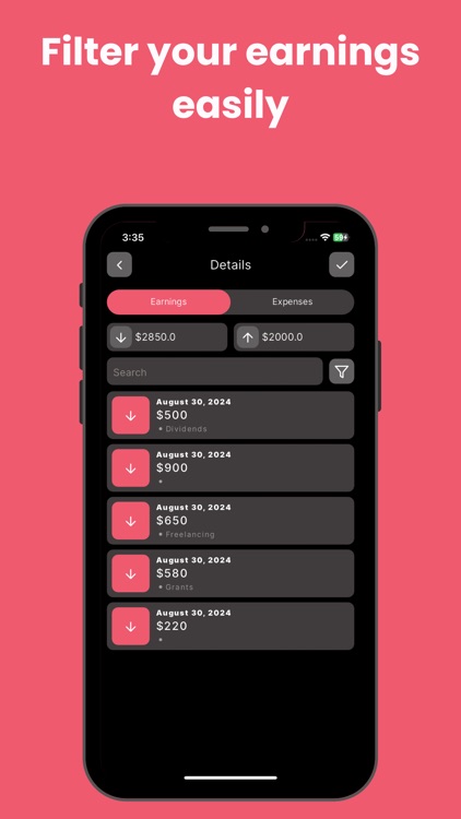 Sawizier: Expenses Manager
