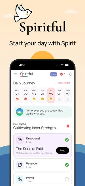 Spiritful: Devotional & Prayer screenshot 1