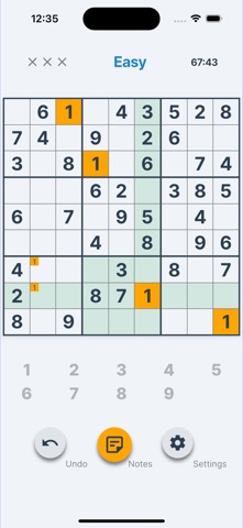 Sudoku Quick Game Screenshot 1 of 10