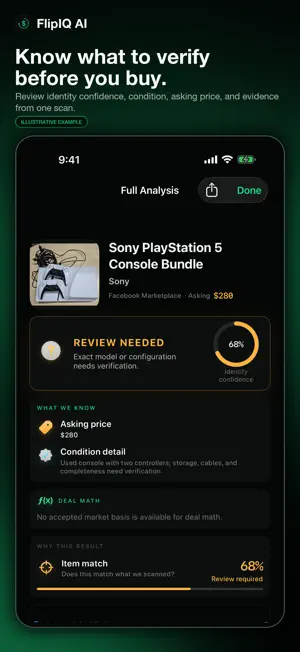 FlipIQ AI Resale Value Scanner screenshot 2