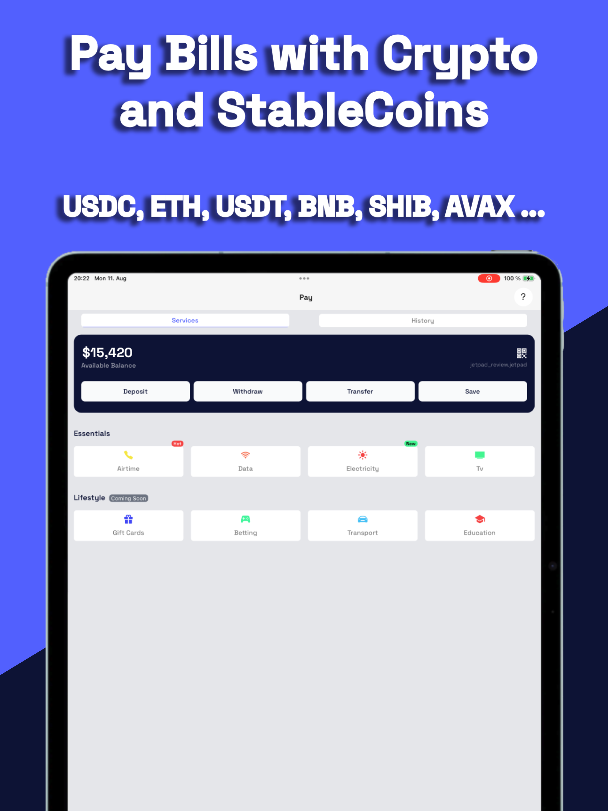 JetPad: Buy & Sell Crypto