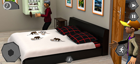 Vecino secreto aterrador juego screenshot 3
