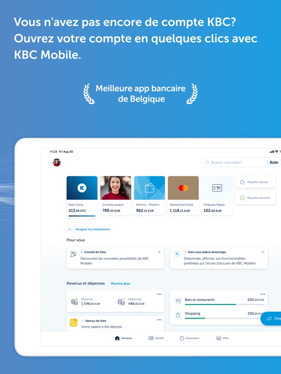 Screenshot #4 pour KBC Mobile