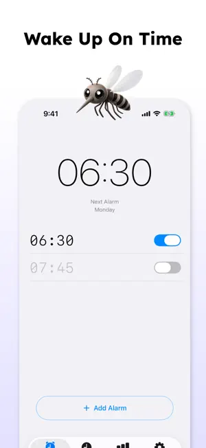 Mosquito Alarm: Wake Up Clock screenshot 1