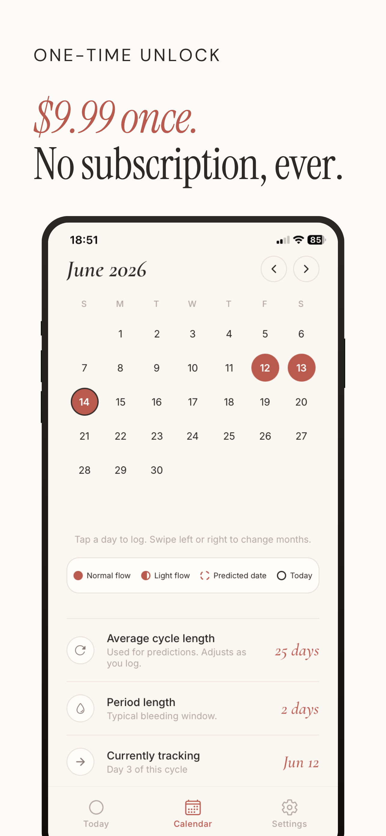 Teen Cycle: Period Tracker screenshot 5
