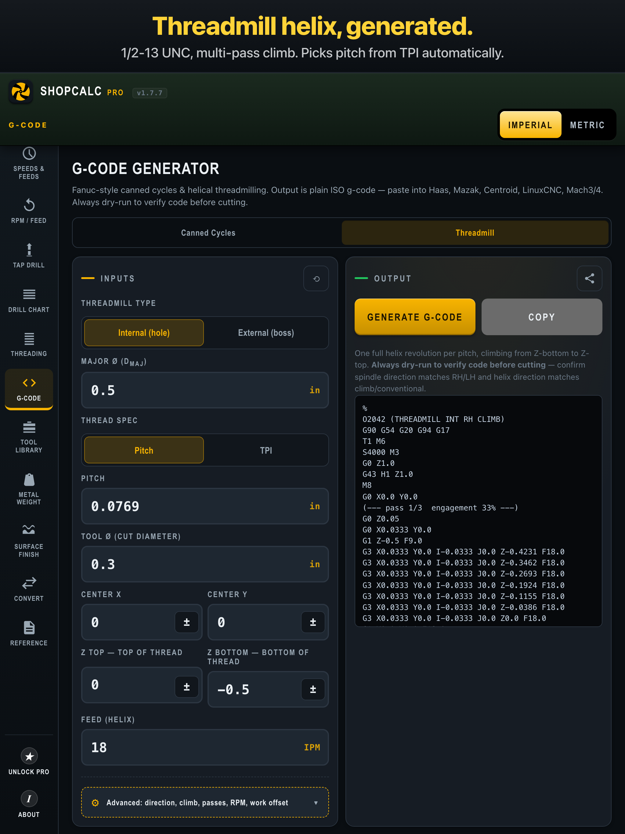 ShopCalc: Machinist Calculator screenshot 18