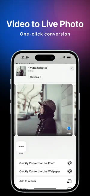 quickLive-Video2Live Wallpaper screenshot 1