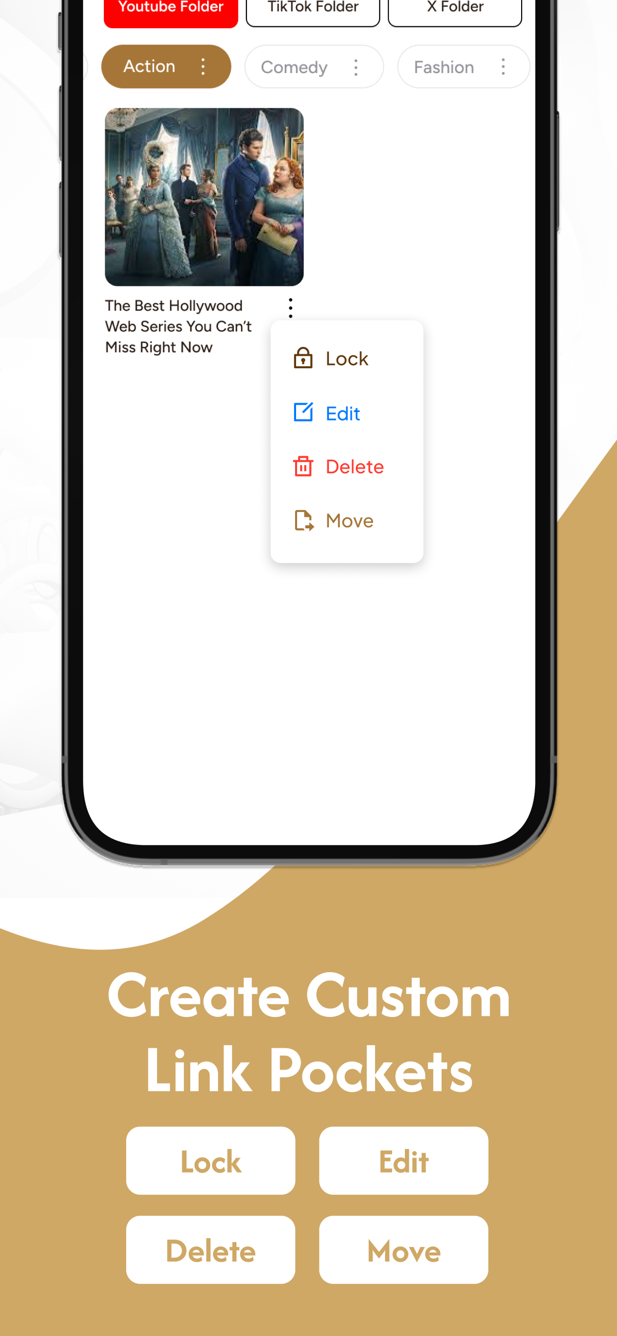 Save Video Links: Media Wallet
