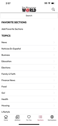 Wenatchee World screenshot