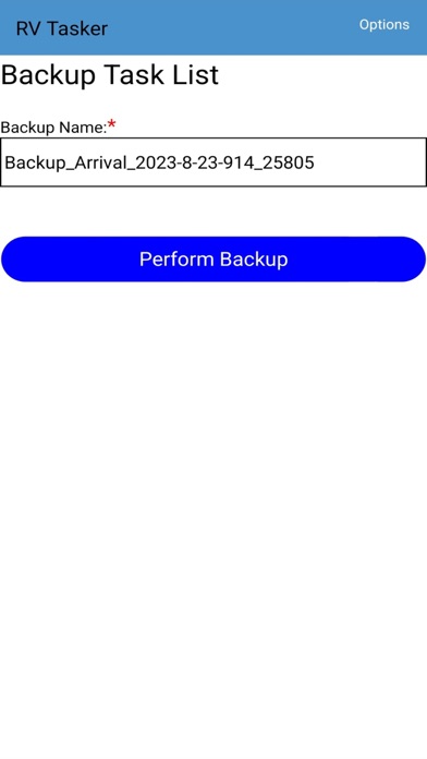 RV Tasker Easy Checklists Screenshot