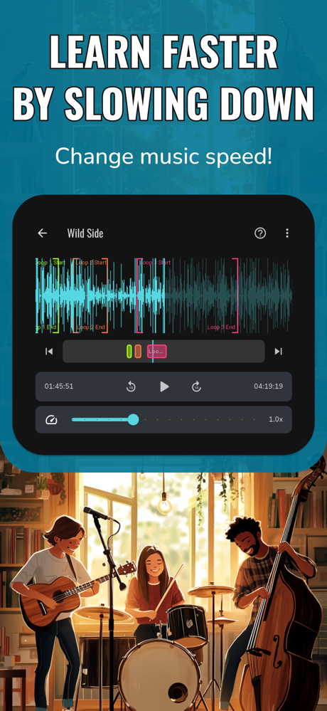 Audio Looper - RepeatLab screenshot 2