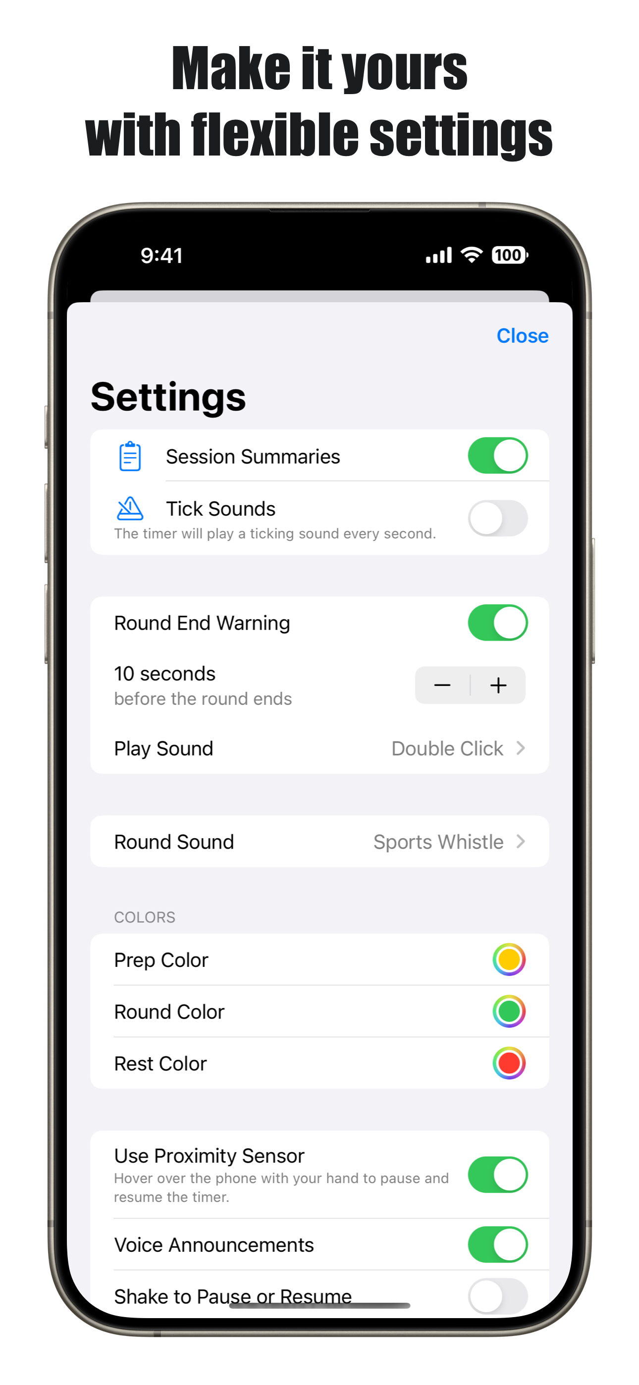Round Timer: Training, Debate