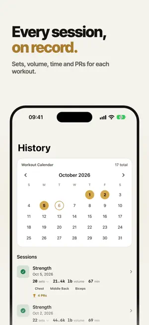 Workout Planner: dynaimic screenshot 4
