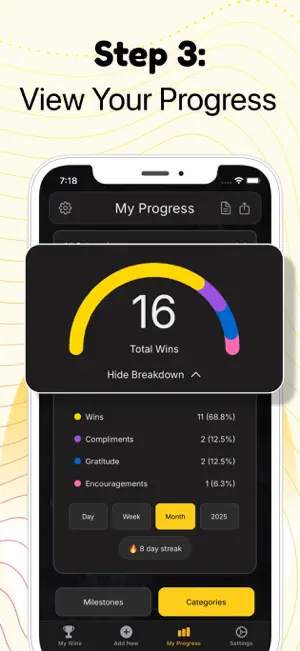 Small Wins: Progress Tracker screenshot 4