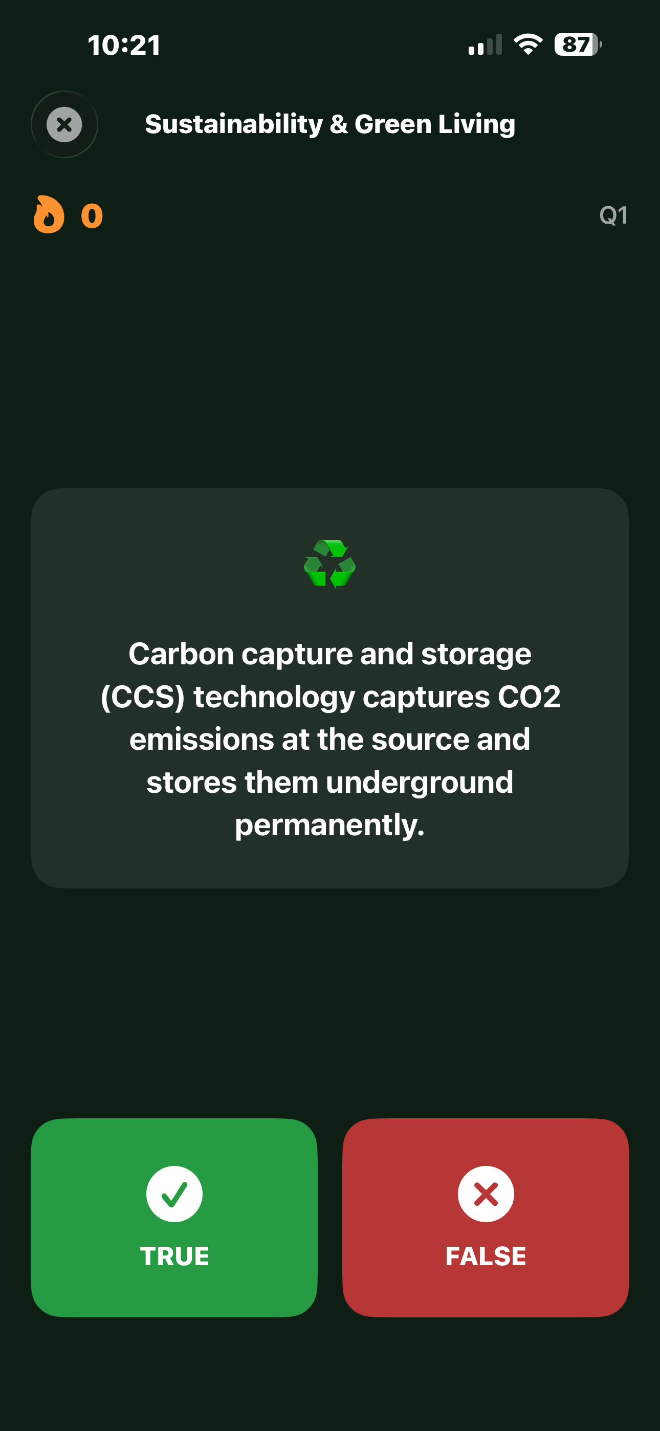 Earth Day Quiz screenshot 4