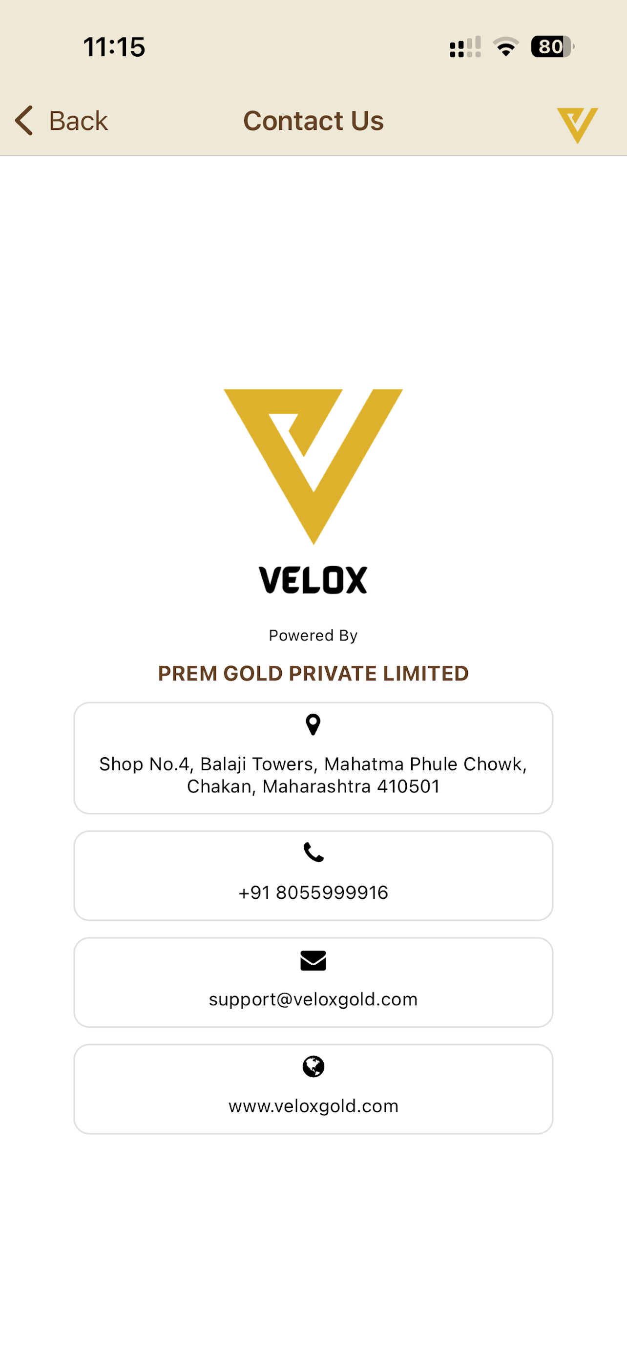Velox Gold