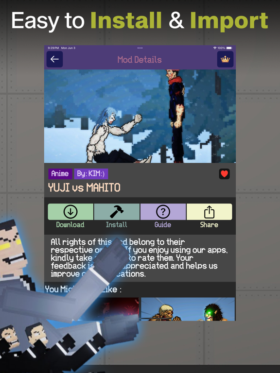 Master Mel Mods & Addons Pro iPad screenshot 4 - Entertainment app