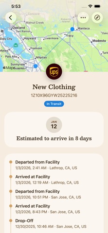 Delivered — Track packages Screenshot 5 of 6