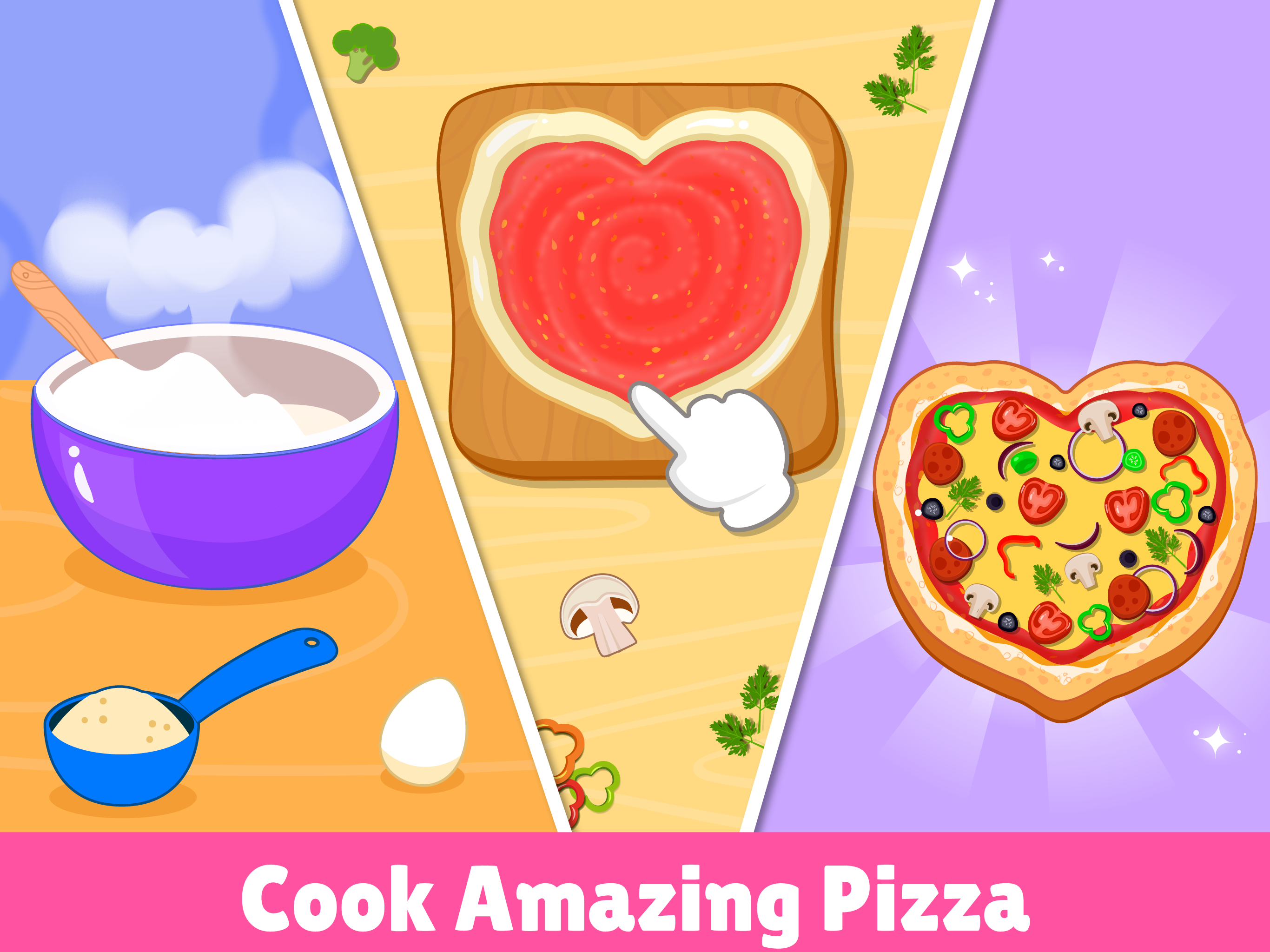 Pizza Maker Kids Cooking Games screenshot 12