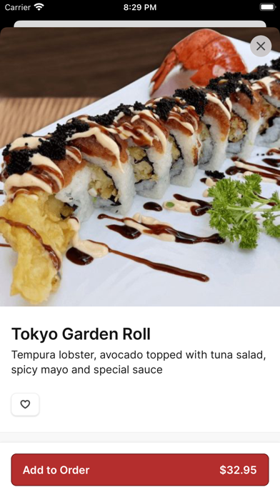 Tokyo Garden To Go iPhone screenshot 3 - Food & Drink app