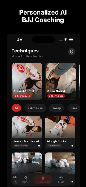 Tatami: BJJ Jiu-Jitsu Coach screenshot 2