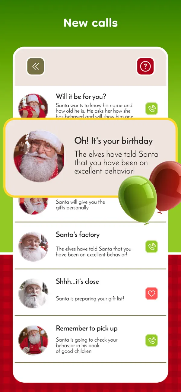 Screenshot #3 pour Appel vidéo avec le Père Noël