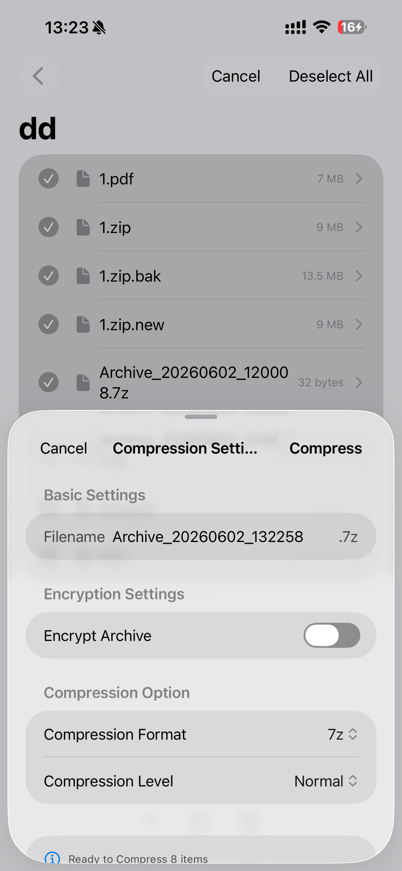 DD Archive ZIP & Archive screenshot 5
