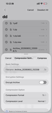 DD Archive ZIP & Archive screenshot 5