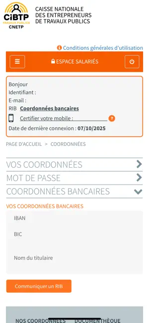 CNETP Salarié iPhone screenshot 5