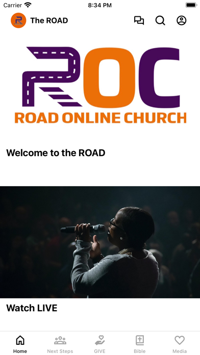 The R.O.A.D. Church iPhone screenshot 1 - Education app
