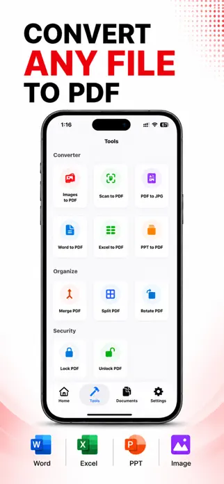 PDF Converter Interface Screen