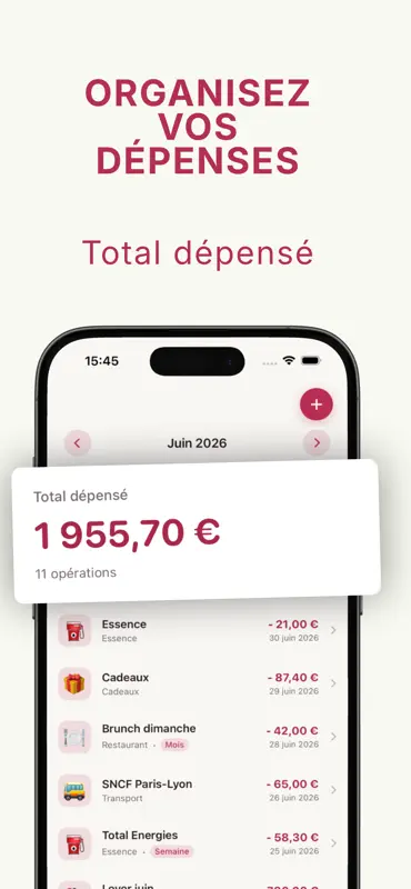 Gestion de budget - Framboise screenshot 8 of 8