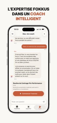 Fokkus, coach mental du sport screenshot