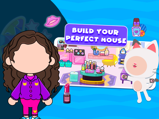Chic Dress-Up Dollhouse Dreams iPad screenshot 1 - Games app