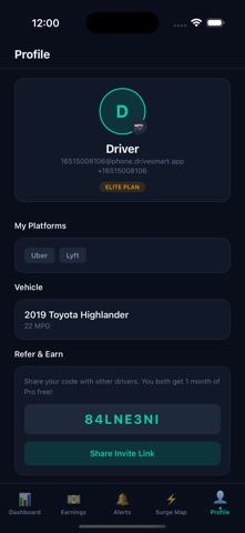 DriveSmart - Driver Earnings Screenshot 10 of 10