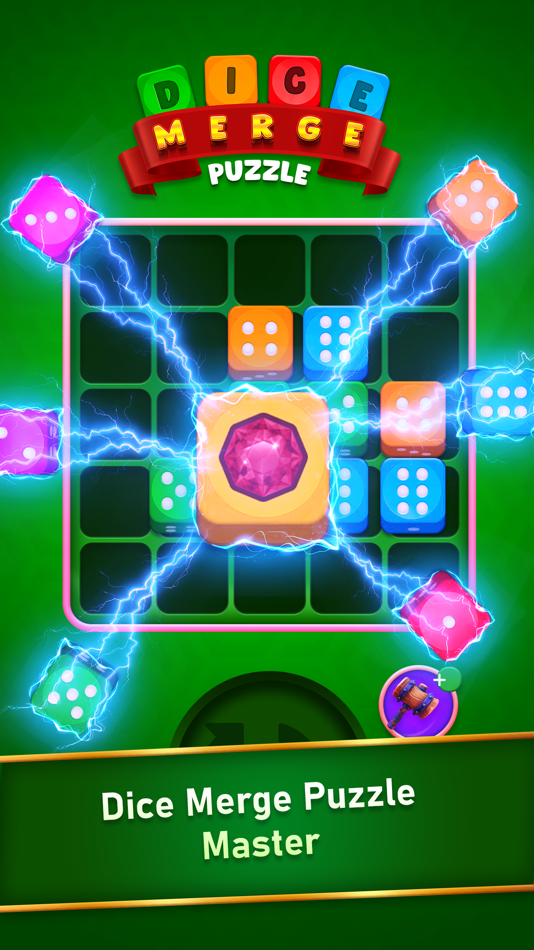 #8. Dice Merge Puzzle ・Dice Games (iOS) Podle: AH GAME STUDIO