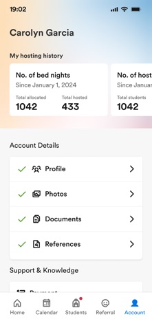 EF Homestay iPhone screenshot