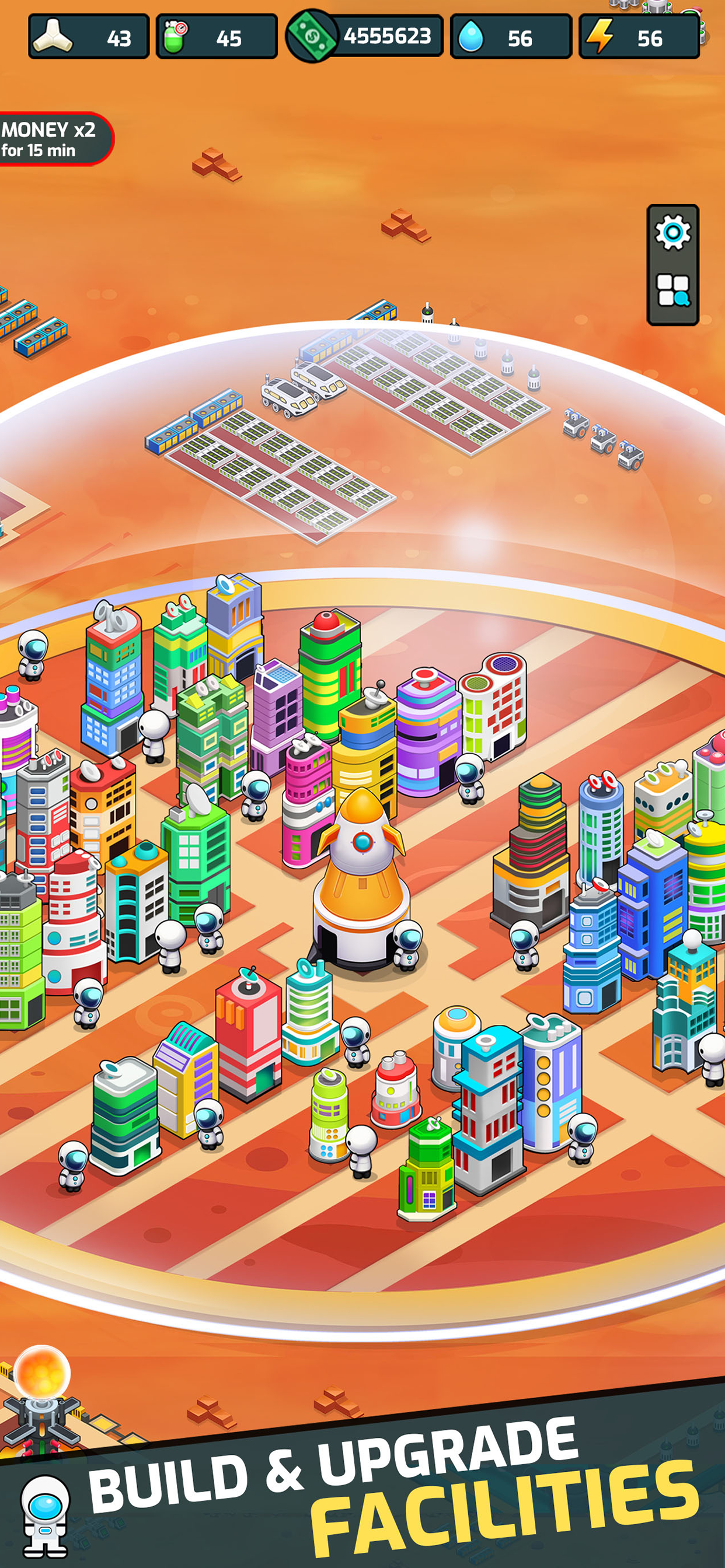 Mars Colony - The Idle Builder screenshot 3