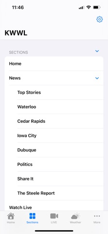 KWWL News 7 iPhone screenshot